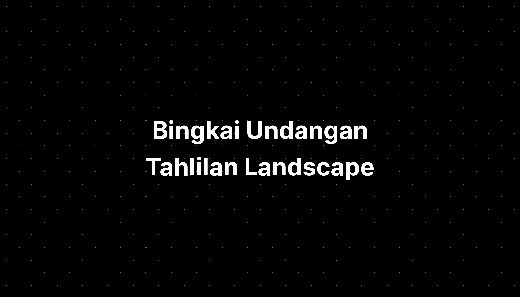 Bingkai Undangan Tahlilan Landscape Imagesee Hot Sex Picture